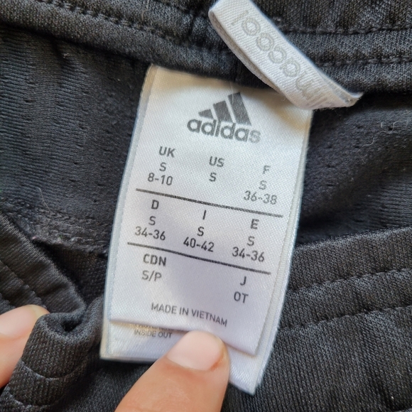 Woman's Adidas Trio Tapered Jogger Track Pants Size Small Black - Picture 11 of 13